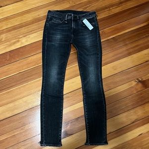 R13 Alison Skinny Aiden Black Size 25